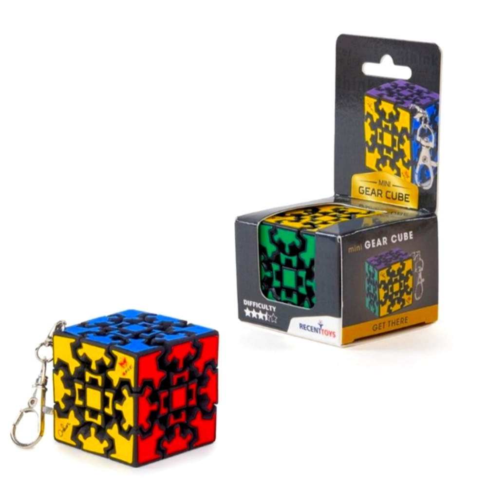 Mini Gear Cube Keychain - Multicolor